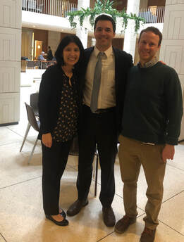 Mike and Alex Dlott with Senator Jeff Jackson in Raleigh